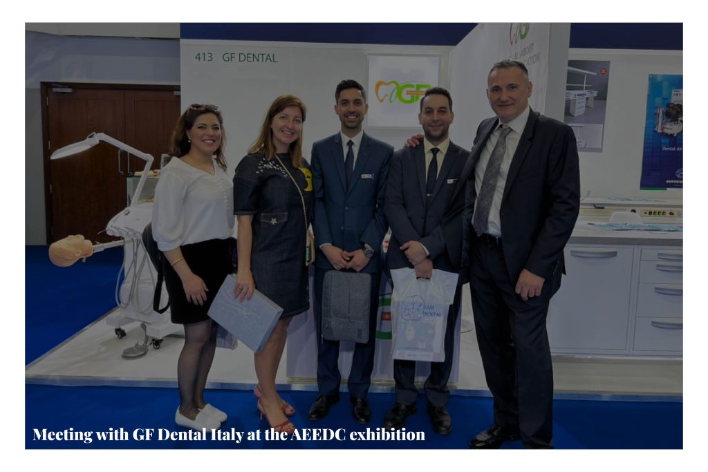 Meeting with GF Dental Italy at the AEEDC exhibition